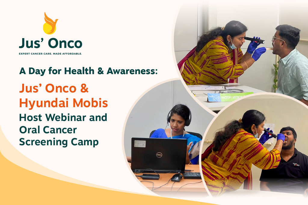 A Day for Health & Awareness: JusOnco & Hyundai Mobis Host Webinar and Oral Cancer Screening Camp